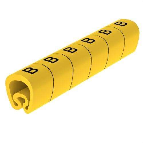 Predrezani žuti označivači Ø18 PVC plastificirani s referencom 1813-B marke UNEX