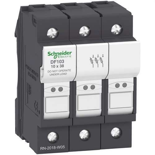 Držač osigurača 3P 32A 10X38MM s referencom DF103 marke SCHNEIDER ELECTRIC
