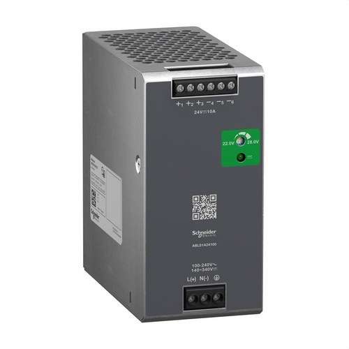 Optimizirano jednofazno regulirano napajanje 100-240V AC 24V 10A s referencom ABLS1A24100 marke SCHNEIDER ELECTRIC