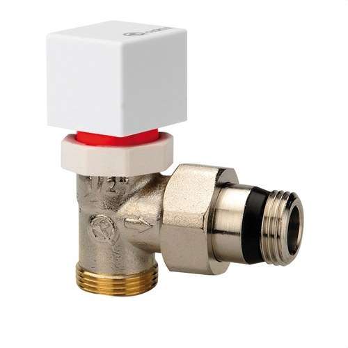 Termostatski kutni ventil s dvostrukom cijevi, muški, 3/8" s referencom 67190 marke ORKLI
