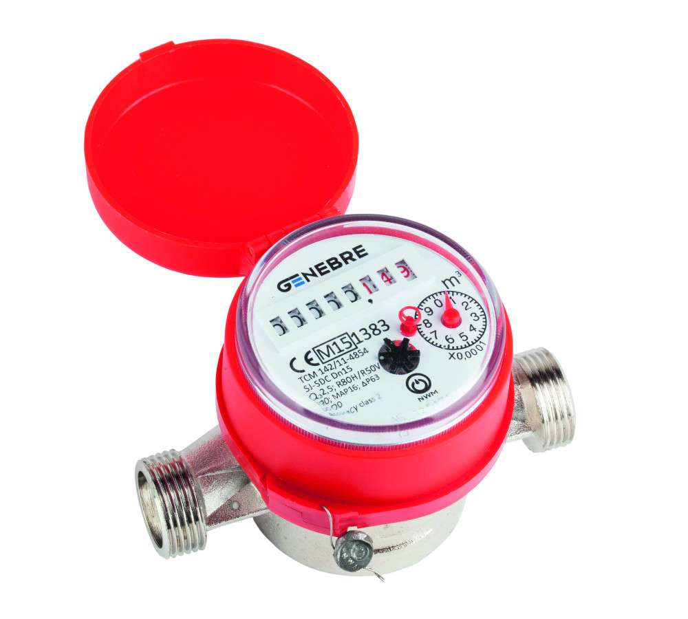 Brojač tople vode 3/4 x 3/4" DN15 s referencom 6111C 05 marke GENEBRE