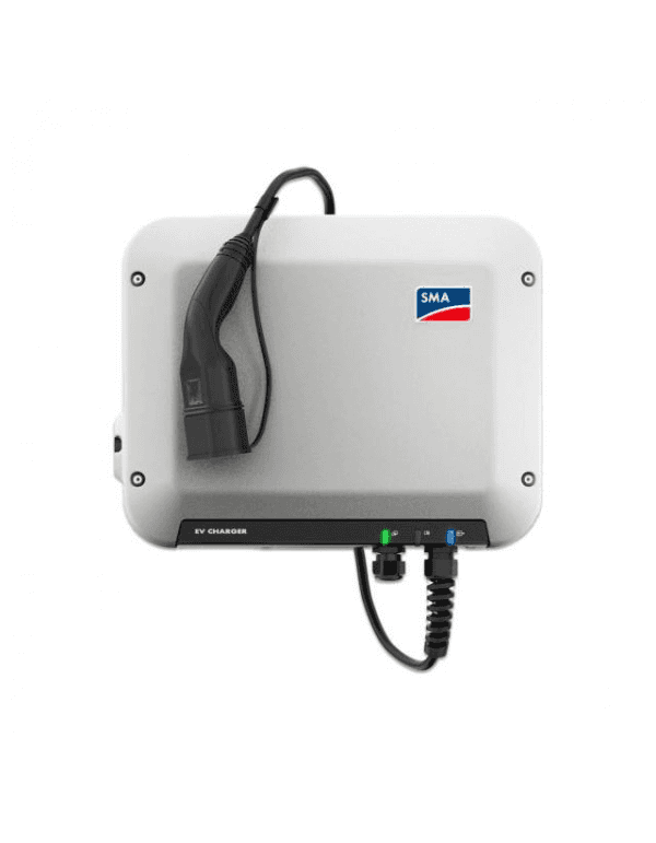 Trofazni punjač za električni automobil 22 kW SMA EV CHARGER 22 Kabel 5 metara Tip 2 s referencom EVC22-3AC-10 marke SMA SOLAR