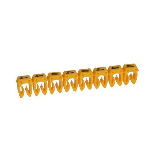Oznaka za kablove CAB 3 - Broj 4 do 2,5mm2 s referencom 038224 marke LEGRAND