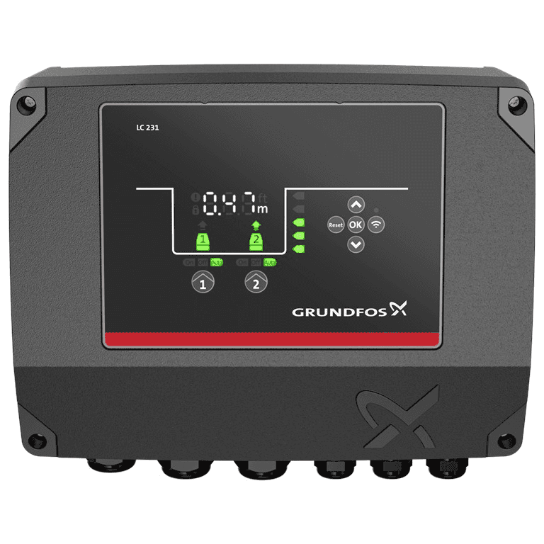 Grundfos upravljač pumpe LC 231 2X 1-9 DOL 3X460 PI CE s referencom 99369650 marke GRUNDFOS