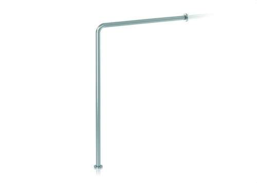 Potporna šipka 90º od zida do poda inox satinirana s referencom GW11 14 04 01 marke GENWEC