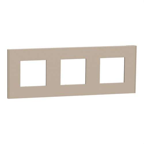 Okvir za 3 elementa vison New Unica Deco s referencom NU600626 marke SCHNEIDER ELECTRIC