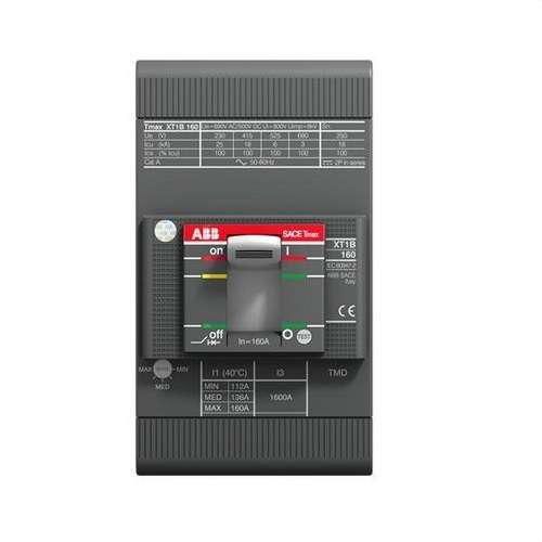 Termomagnetski prekidač XT1N-160 3PAC R-160 65KA s referencom 1SDA067418R1 marke ABB