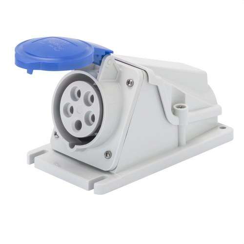 Fiksna priključna baza 90º 2P+T 16A s referencom GW62477 marke GEWISS