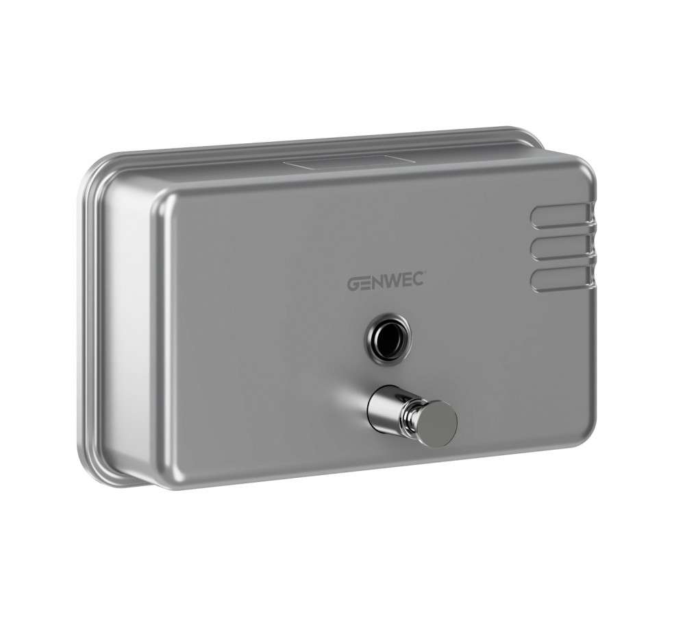 Horizontalni dozator sapuna 1100ml inox 304 satiniran s referencom GW04 02 04 01 marke GENWEC