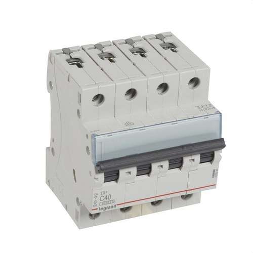 Magnetotermički prekidač TX3 4P 40A Krivulja C 6kA s referencom 403630 marke LEGRAND