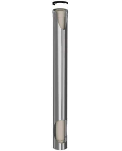 Koaksijalna dimovodna cijev muško-ženska promjer 125/200mm duljine 1000mm polipropilen/inoks s referencom 125200-1000MH45 marke FIG