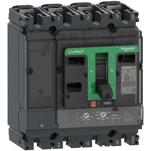 Automatski prekidač ComPacT NSX250F 36kA AC 4P3R 250A TMD s referencom C25F6TM250 marke SCHNEIDER ELECTRIC