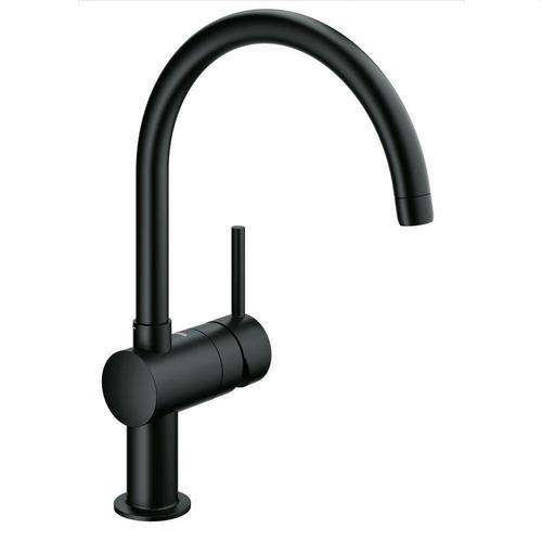 Jednoručna kuhinjska slavina 1/2" Minta crna s referencom 32917KS0 marke GROHE