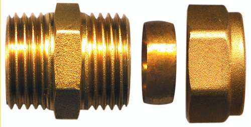 Ravni muški mesingani priključak 3/8"x12mm s referencom TAP00022 marke ATUSA