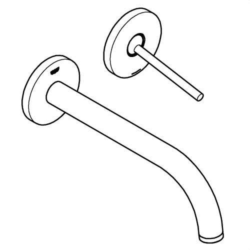 Zidna jednoručna miješalica za umivaonik Atrio Joystick supersteel s referencom 29406DC0 marke GROHE