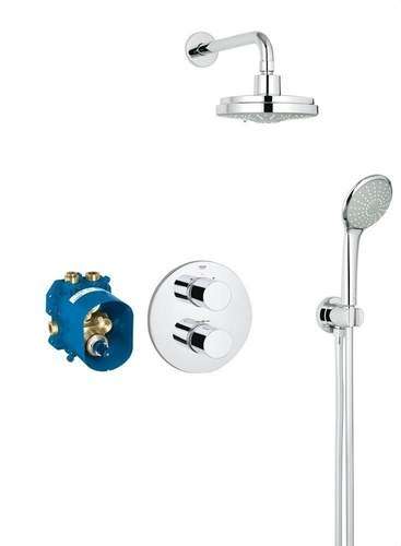 Set za tuširanje Perfect Shower Set Grohtherm 3000 Cosmopolitan krom s referencom 34399000 marke GROHE