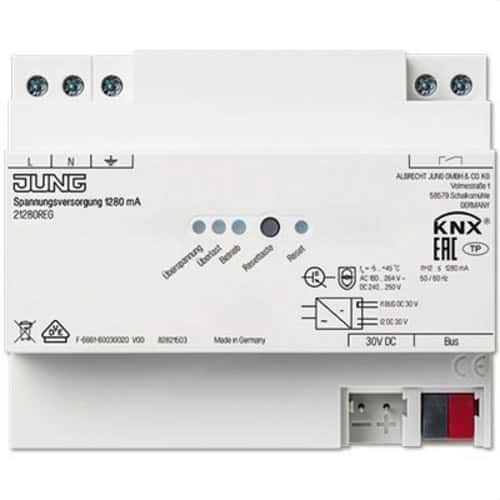 Napajanje Jung KNX 1.280 mA s referencom 21280REG marke JUNG