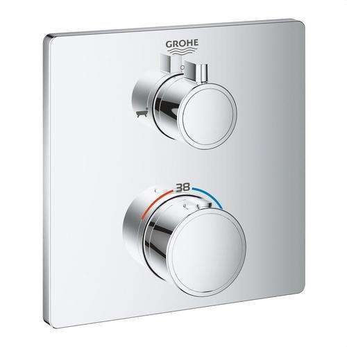 Termostat za kadu i tuš Grohtherm krom s referencom 24080000 marke GROHE