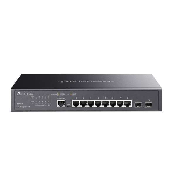 Omada L2+ preklopnik s 8 priključaka Gigabit i 2 SFP s referencom TL-SG3210 marke TP-LINK