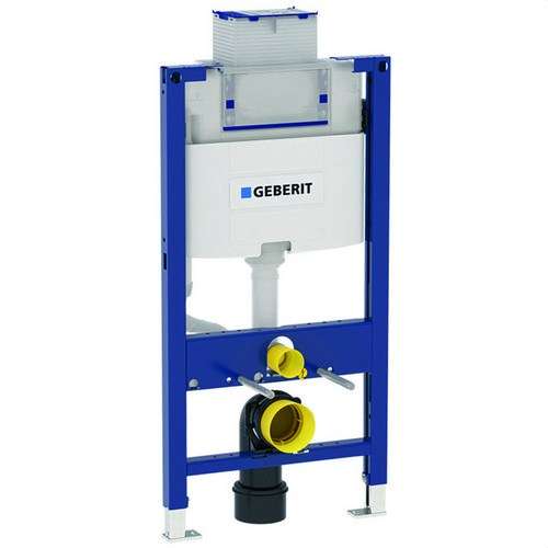 Geberit Duofix okvir za viseću WC školjku 98 cm s ugrađenim Omega vodokotlićem 12 cm s referencom 111.030.00.2 marke GEBERIT