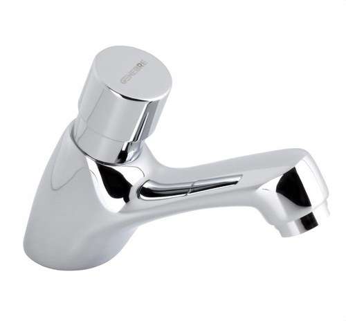 Samozatvarajući slavina za umivaonik s gumbom 1/2" krom s referencom 1160 04 marke GENEBRE