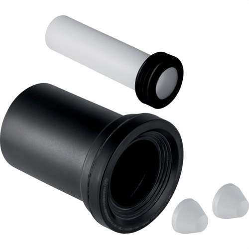 Geberit set za spajanje za viseću WC školjku duljine 18,5 cm - Mat krom s referencom 152.426.46.1 marke GEBERIT