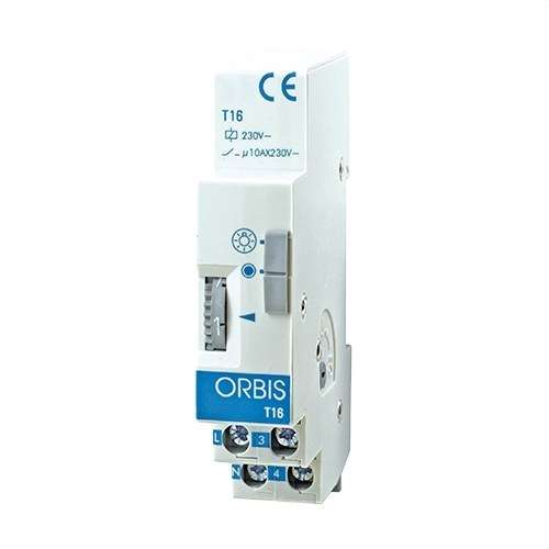 Modularni mehanizam za sat T-16 230V DIN ŠINA 45 sekundi do 7 minuta s referencom OB060131 marke ORBIS