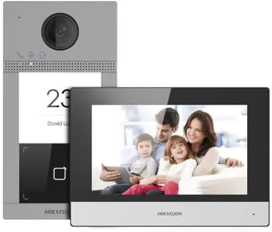 IP video interkom komplet Hikvision DS-KIS604-S s referencom DS-KIS604-S/EUROPE BV marke HIKVISION