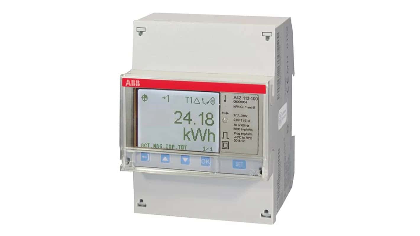Jednofazni brojilo ABB A42 112-100 indirektno mjerenje Modbus RS485 s referencom 2CMA170510R1000 marke ABB