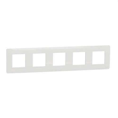 Okvir za 5 elemenata New Unica Studio Polar s referencom NU201018 marke SCHNEIDER ELECTRIC