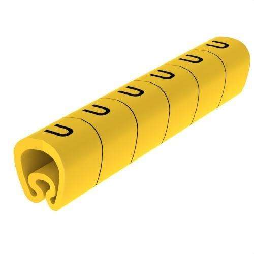 Predrezani žuti označivači Ø18 PVC plastificirani s referencom 1813-U marke UNEX