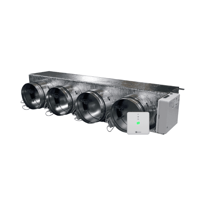Motorizirani plenum Airzone Easyzone 25 Wi-Fi Medium AZC25DAIBS07M4 za Daikin – 4 izlaza Ø200 mm (srednji kapacitet) s referencom AZC25DAIBS07M4 marke AIRZONE