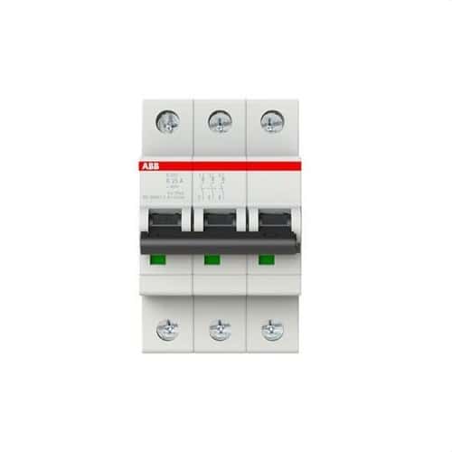 Magnetotermički prekidač S203-K25 3P 25A Krivulja K 10kA s referencom 2CDS253001R0517 marke ABB