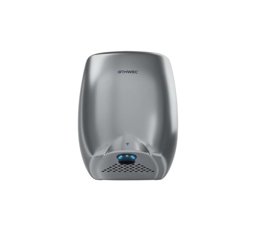 Sušilo za ruke s elektroničkim senzorom E-flow, srebrni aluminij, 220-240V s referencom GW01 12 02 04 marke GENWEC