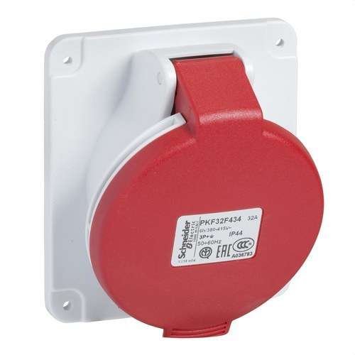 Ugradbena nagnuta baza 32A 3P+TT 380-415V IP44 s referencom PKF32F434 marke SCHNEIDER ELECTRIC
