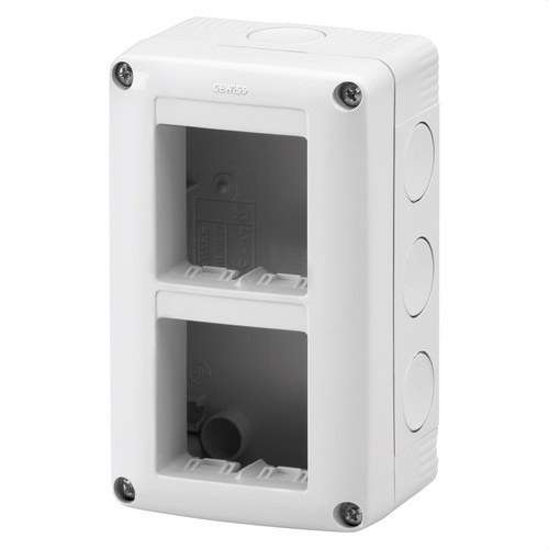 Vertikalna nadžbukna kutija za mehanizme SYSTEM 4 modula IP40 s referencom GW27021 marke GEWISS