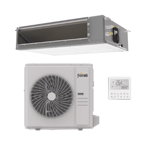 Kanalni klima uređaj s WiFi-jem Ferroli Giada C 15,3 kW 55000 BTU - Trofazni s referencom 4B4970559 marke FERROLI