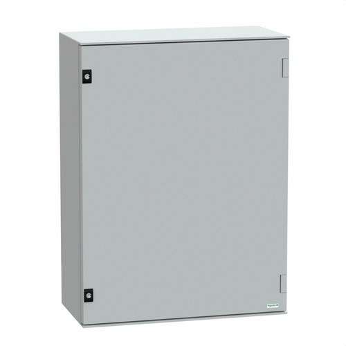 Zidni ormar od čelika s punim vratima bez montažne ploče 847x636x300 PanelSeT CRN s referencom NSYPLM86G marke SCHNEIDER ELECTRIC