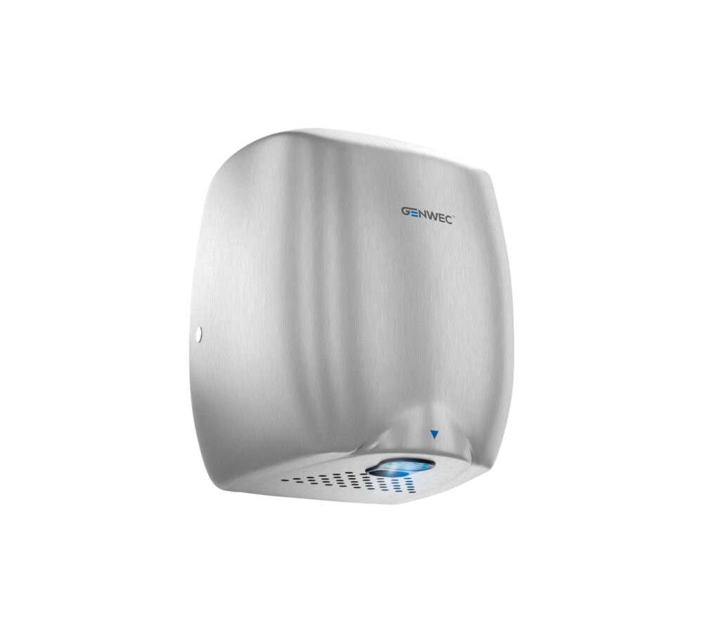 Sušilo za ruke s elektroničkim senzorom E-flow, satinirani aluminij, 220-240V s referencom GW01 12 02 01 marke GENWEC