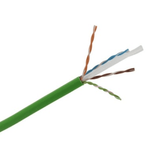 Ethernet mrežni kabel CAT6 U/UTP 450/24 4P LSZH CPR-Dca zeleni - Kutija od 305 metara s referencom 980871 marke CORNING