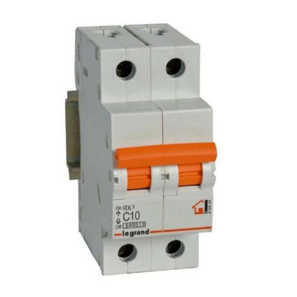Automatski prekidač RX³ - 2P - 230/400V~ - 10A - C krivulja s referencom 419934 marke LEGRAND