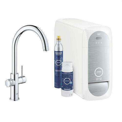 GROHE Blue Home Startni set s C-izljevom krom s referencom 31455001 marke GROHE