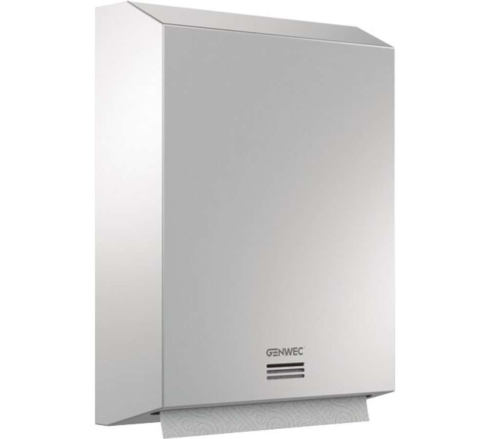 Dozator za velike papirnate ručnike inox 304 satiniran s referencom GW03 05 04 01 marke GENWEC