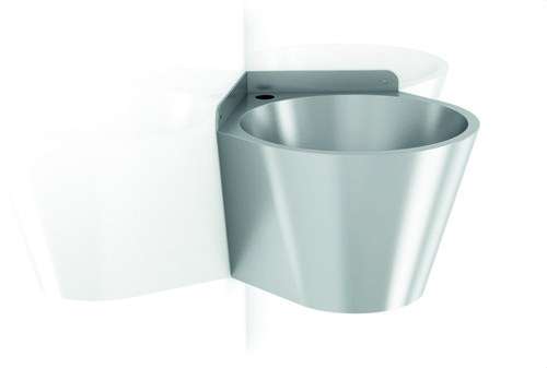 Kutni okrugli umivaonik inox 304 satiniran s referencom GW08 26 04 01 marke GENWEC