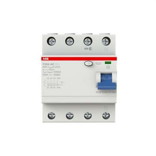 Diferencijal 4P 80A Klasa AC 30mA s referencom 2CSF204001R1800 marke ABB