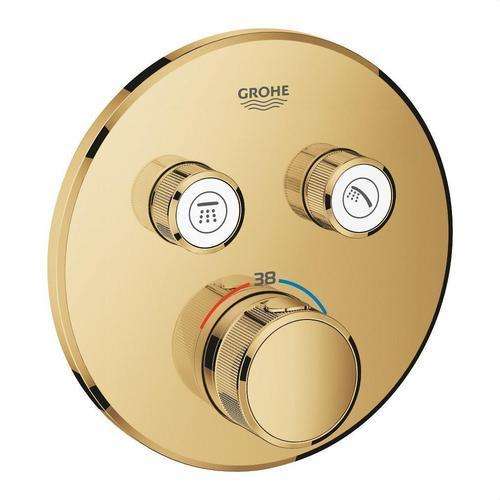 Ugradbeni termostat s 2 ventila Grohtherm SmartControl - Cool sunrise s referencom 29119GL0 marke GROHE