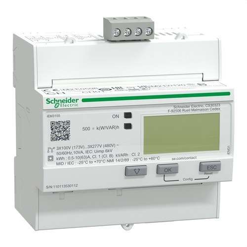 Mjerač energije iem3155 63 A klasa 1 modbus MID s referencom A9MEM3155 marke SCHNEIDER ELECTRIC