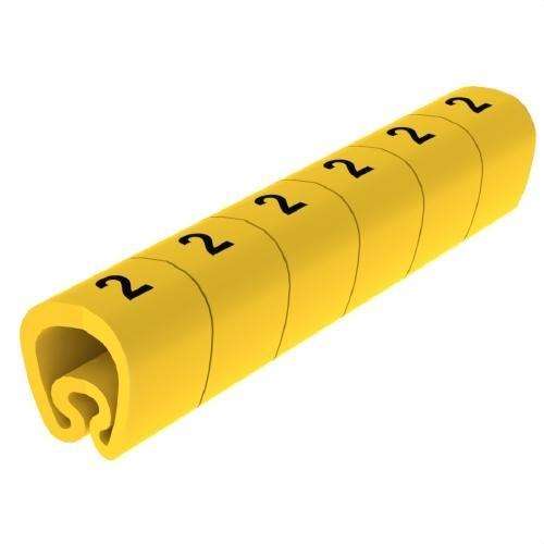 Predrezani žuti označivači Ø18 PVC plastificirani s referencom 1813-2 marke UNEX