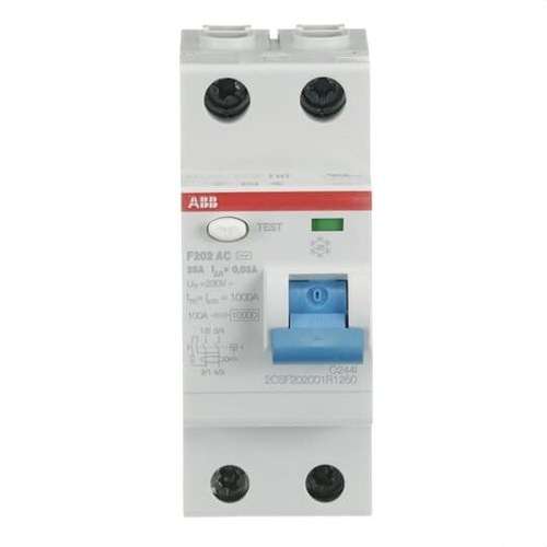 Diferencijal 2P 25A Klasa AC 30mA s referencom 2CSF202001R1250 marke ABB