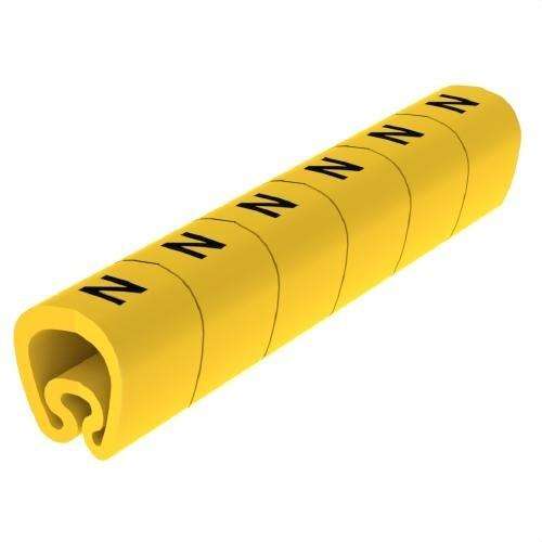 Predrezani žuti označivači Ø18 PVC plastificirani s referencom 1813-N marke UNEX